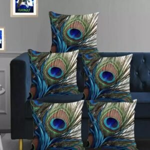 Vaishno Mata Fancy Digital Desgin Decorative Cushion Covers (16 X 16 Inch)Set of 5 Country of Origin : India
