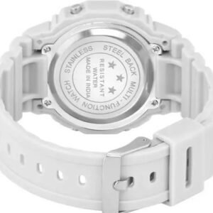 Vaishno Mata Explosion Couple Waterproof Electronic Waterproof Smart Watch (White)-For Boys & Girls