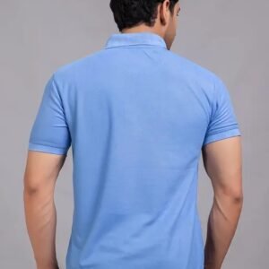 Vaishno Mata MENS SOLID POLO T – SHIRT (Blue)