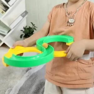Vaishno Mata 8 Shape Infinity Loop Interaction Creative Track 2 Bouncing Ball Toys for Kids