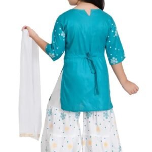 Vaishno Mata New Ethnic Kurta & Sahrara With Dupatta Sets
