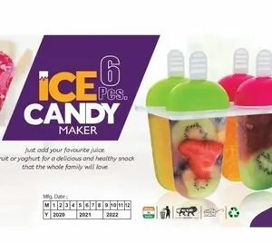 Vaishno Mata Plastic Ice Cream Kulfi Maker Popsicle Mould Set (6pcs)