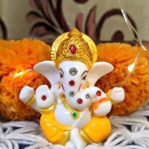 Vaishno Mata Lord Ganesha Car Dashboard Idol